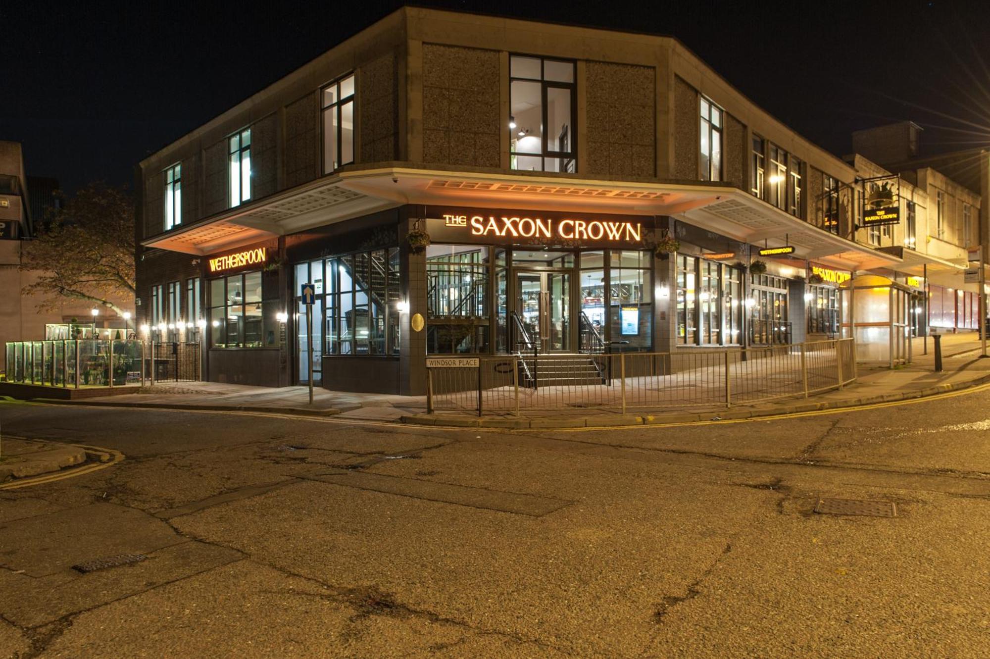 The Saxon Crown Wetherspoon Corby Exterior foto